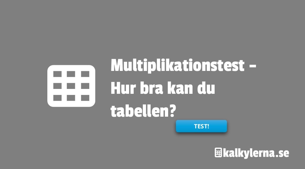 Multiplikationstest