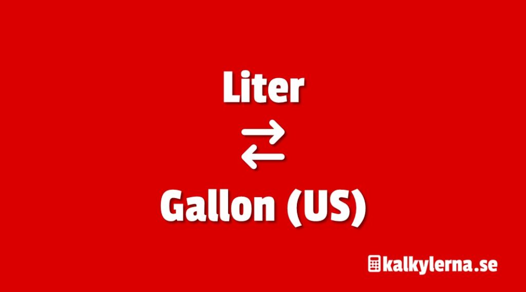 liter till gallon